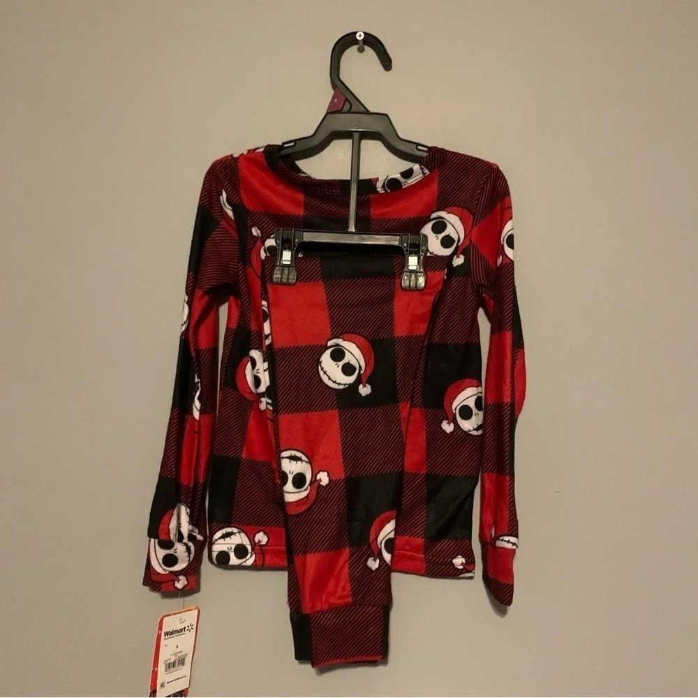 NWT. DISNEY Nightmare Before Christmas Jack Skellington Kids 2pc Pajamas